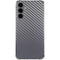 Silver Carbon Fiber Specialty Texture Material Galaxy S24 Plus Clear Case